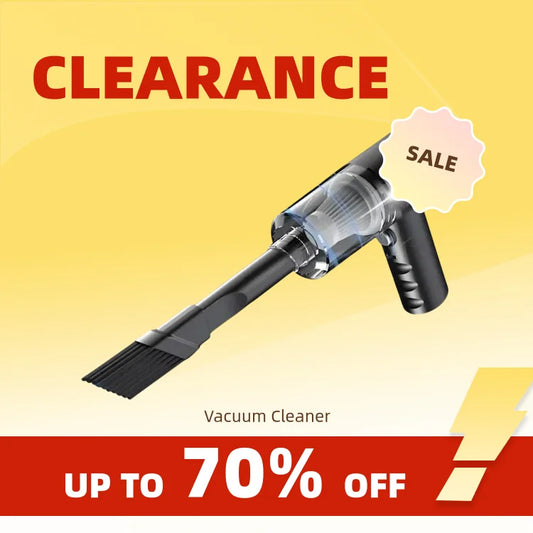 Clearance_Portable Wireless Car Vacuum Cleaner Wireless Vacuum Cleaner Dual Use for Home and Car 120W High Power Powerful Vacuum